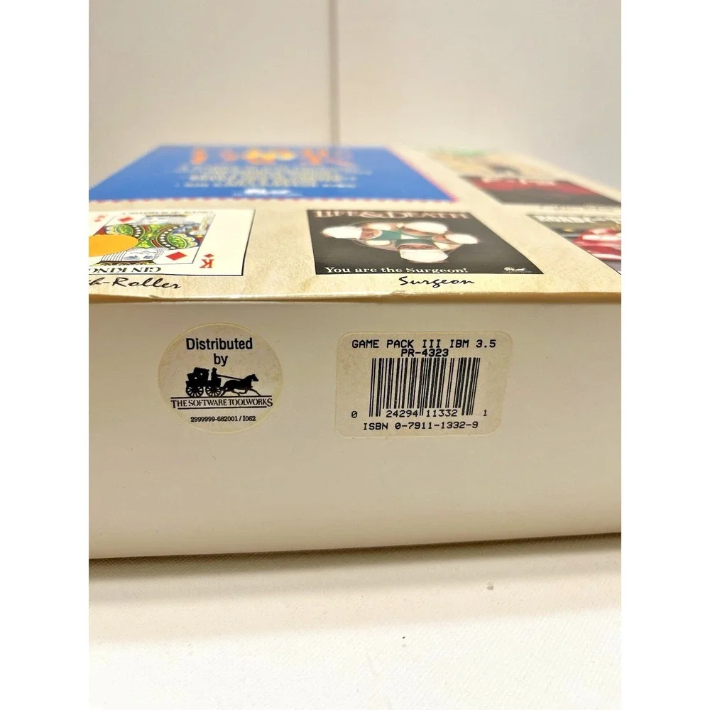 Vintage PC Game Pack III (1992)‎ – 5 Full Games on 3.5